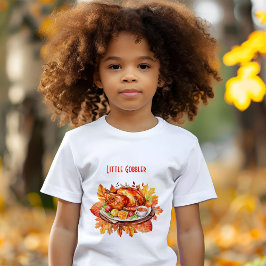 Little Gobbler - Schattigee Thanksgiving Kinder T-shirt