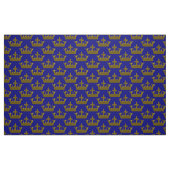 Little Gold Crown, Blue-Fabric Stof (Fat Quarter)