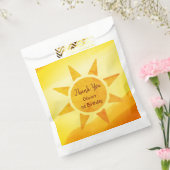Little Gold Sunshine Modern Boho Birthday Bedankzakje (Gezegeld)
