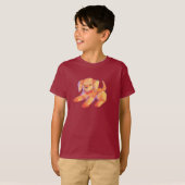 Little golden retriever pup t-shirt (Voorkant volledig)