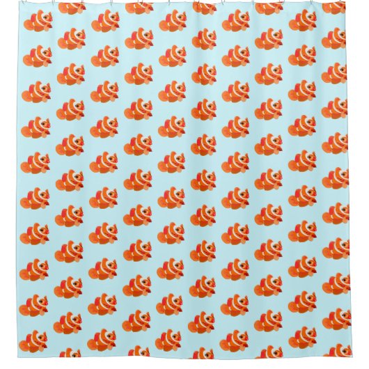 Little Goldfishes Shower Curtain - Uw kleuren Douchegordijn (Voorkant)