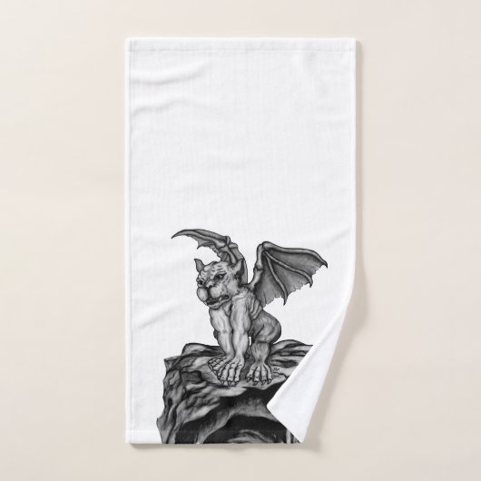 Little Golem Gargoyle Bad Handdoek (Handdoek)