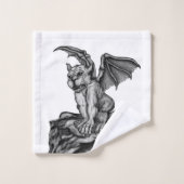 Little Golem Gargoyle Bad Handdoek (Wasdoekje)