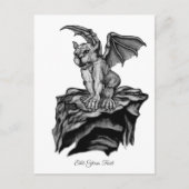 Little Golem Gargoyle Briefkaart (Voorkant)