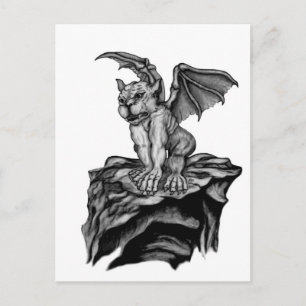 Little Golem Gargoyle Briefkaart