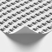 Little Golem Gargoyle Cadeaupapier (Hoek)