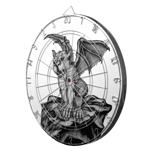 Little Golem Gargoyle Dartbord (Voorkant Rechts)