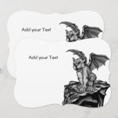 Little Golem Gargoyle Feestdagenkaart (Voorkant / Achterkant)