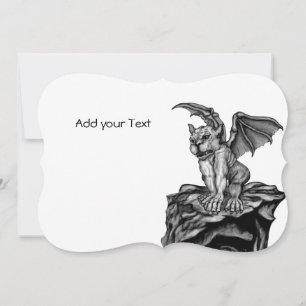 Little Golem Gargoyle Feestdagenkaart