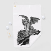 Little Golem Gargoyle Golfhanddoek (Insitu)
