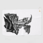 Little Golem Gargoyle Golfhanddoek (Horizontaal)
