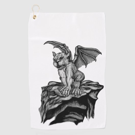 Little Golem Gargoyle Golfhanddoek (Voorkant)