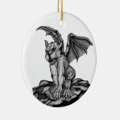 Little Golem Gargoyle Keramisch Ornament (Rechts)