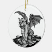 Little Golem Gargoyle Keramisch Ornament (Links)