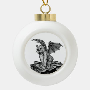 Little Golem Gargoyle Keramische Bal Ornament
