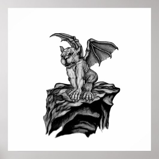 Little Golem Gargoyle Poster (Voorkant)