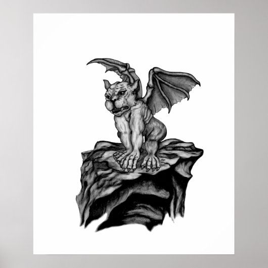 Little Golem Gargoyle Poster (Voorkant)