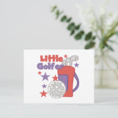 Little Golfer T-shirts en Gifts Briefkaart (Staand voorkant)