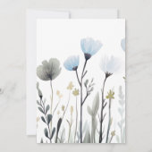 Little Goose Baby Shower Invitation Kaart (Achterkant)