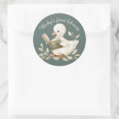 Little Goose Baby's Eerste Bibliotheekboek Sticker (Tas)