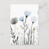 Little Goose Book Request Card Goose Baby Shower Informatiekaartje (Achterkant)