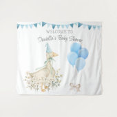 Little Goose Boy Baby shower Wandkleed (Voorkant (horizontaal))