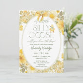 Little Goose Genderneutraal Baby shower Kaart (Staand voorkant)