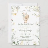 Little Goose Genderneutraal Baby shower Kaart (Voorkant)