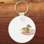 little goose in one hand sleutelhanger (Voorkant)