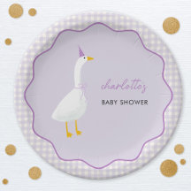Little Goose Lila Gingham Baby shower