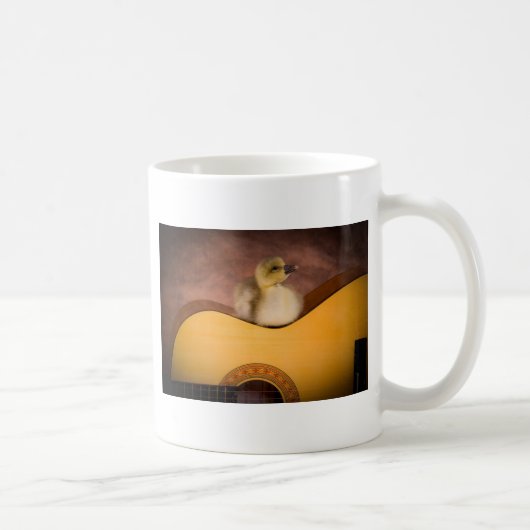 little goose on a guitar koffiemok (Rechts)