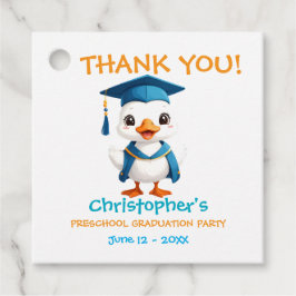 Little Goose Preschool Graduation Bedankjes Labels