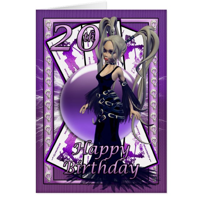 Little Gothic 20-jarige Birthday, Happy 20th (Voorkant)