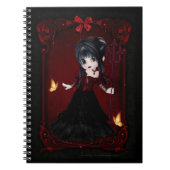 Little Gothic Devil Girl Design 1 Note Book Notitieboek (Voorkant)