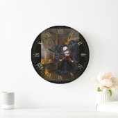 Little Gothic Girl Wall klok (Huis)