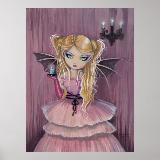 Little Gothic Vampire Fairy Poster (Voorkant)