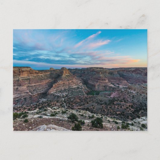 Little Grand Canyon Sunset - Wedge Overlook - Utah Briefkaart (Voorkant)