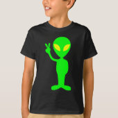 LITTLE GREEN ALIEN T-SHIRT (Voorkant)