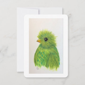 Little Green Bird Wenskaart Bedankkaart