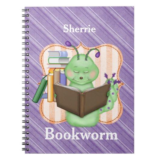 Little Green Bookworm Notitieboek (Voorkant)