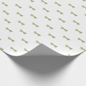 Little Green Bow Gift Wrapping Paper Cadeaupapier (Hoek)