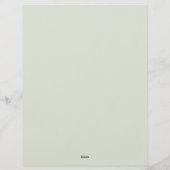 Little Green Diamonds Stationery Paper Briefhoofd (Achterkant)
