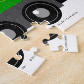 Little Green Engine Legpuzzel (Zijkant)