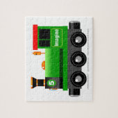 Little Green Engine Legpuzzel (Verticaal)