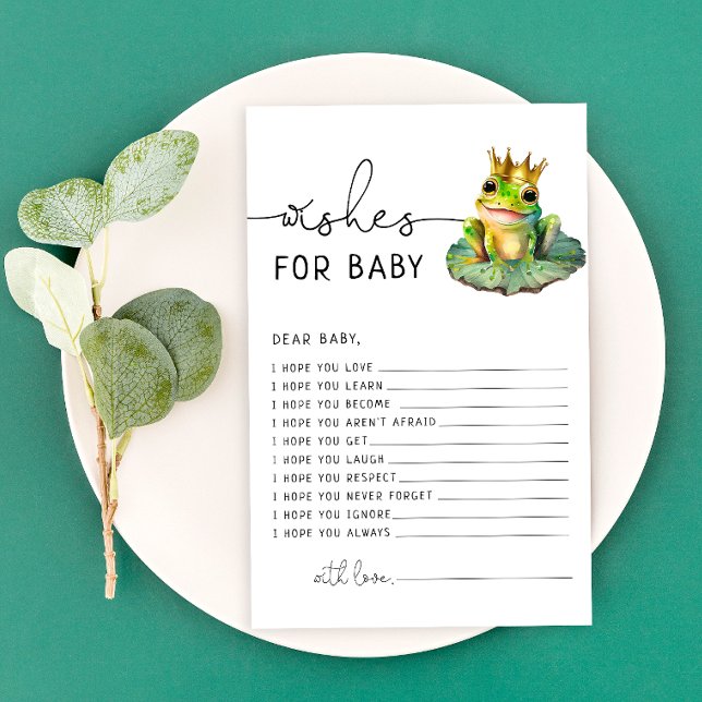 Little Green Frog Baby shower Wensen voor Baby Kaa (Creator heeft geüpload)