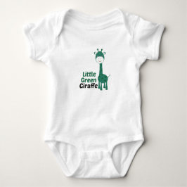 Little green giraffe,Cute Baby Gift Teething  Romper