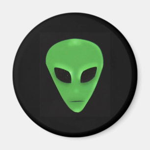 Little Green Man Alien Face Magneet