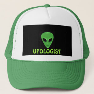 Little Green Man Alien Face Trucker Pet