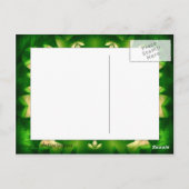 Little Green Man Briefkaart (Achterkant)