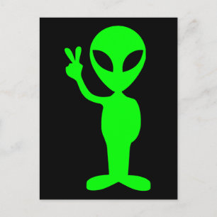 Little Green Man Briefkaart